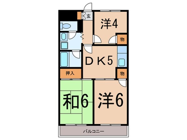 ラフォ－レ赤塚の物件間取画像